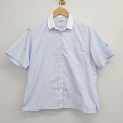 【中古】福島県 信夫中学校 女子制服 2点（シャツ・シャツ）sf036414