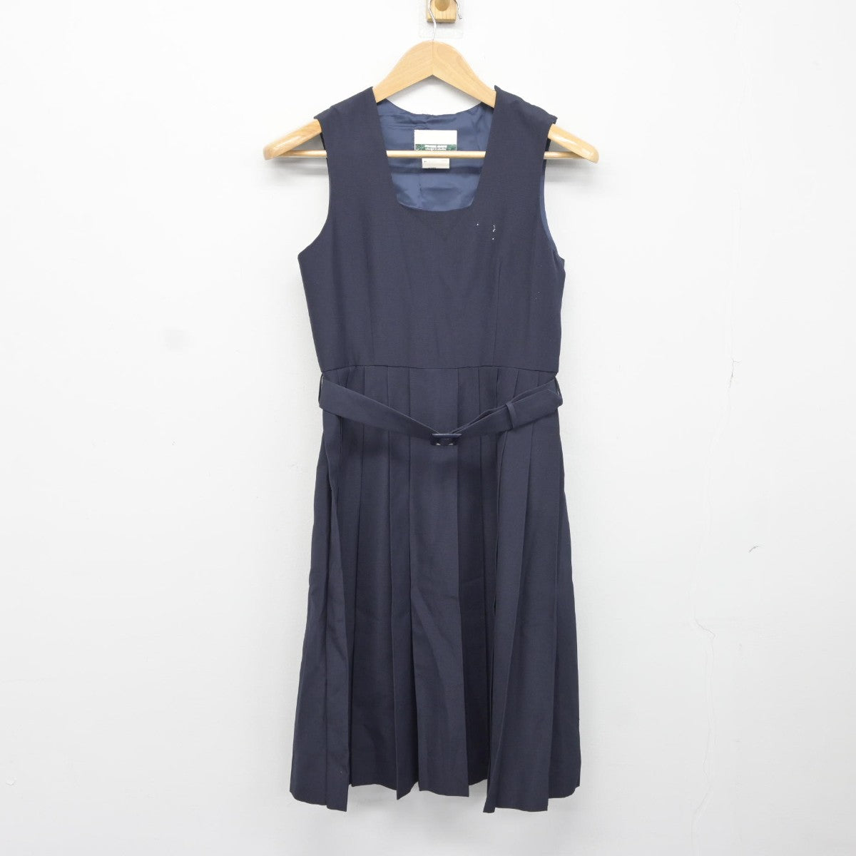 【中古】東京都 荒川第一中学校 女子制服 4点（シャツ・ジャンパースカート）sf036422