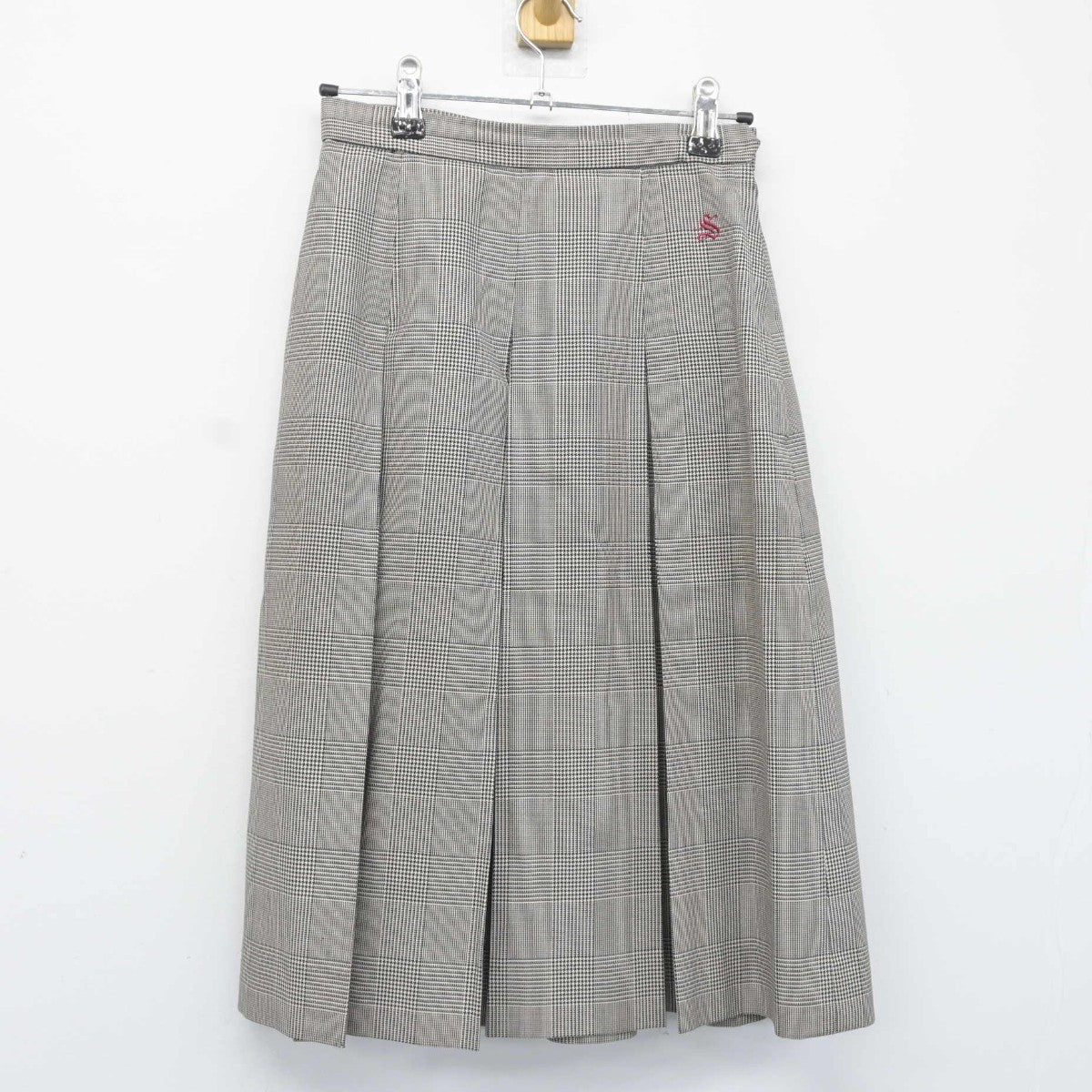 【中古】兵庫県 園田中学校 女子制服 5点（ブレザー・シャツ・ベスト・スカート）sf036423