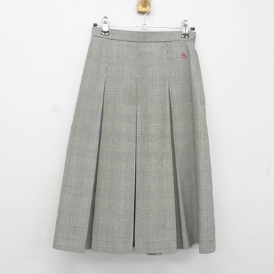 【中古】兵庫県 園田中学校 女子制服 3点（シャツ・スカート）sf036425