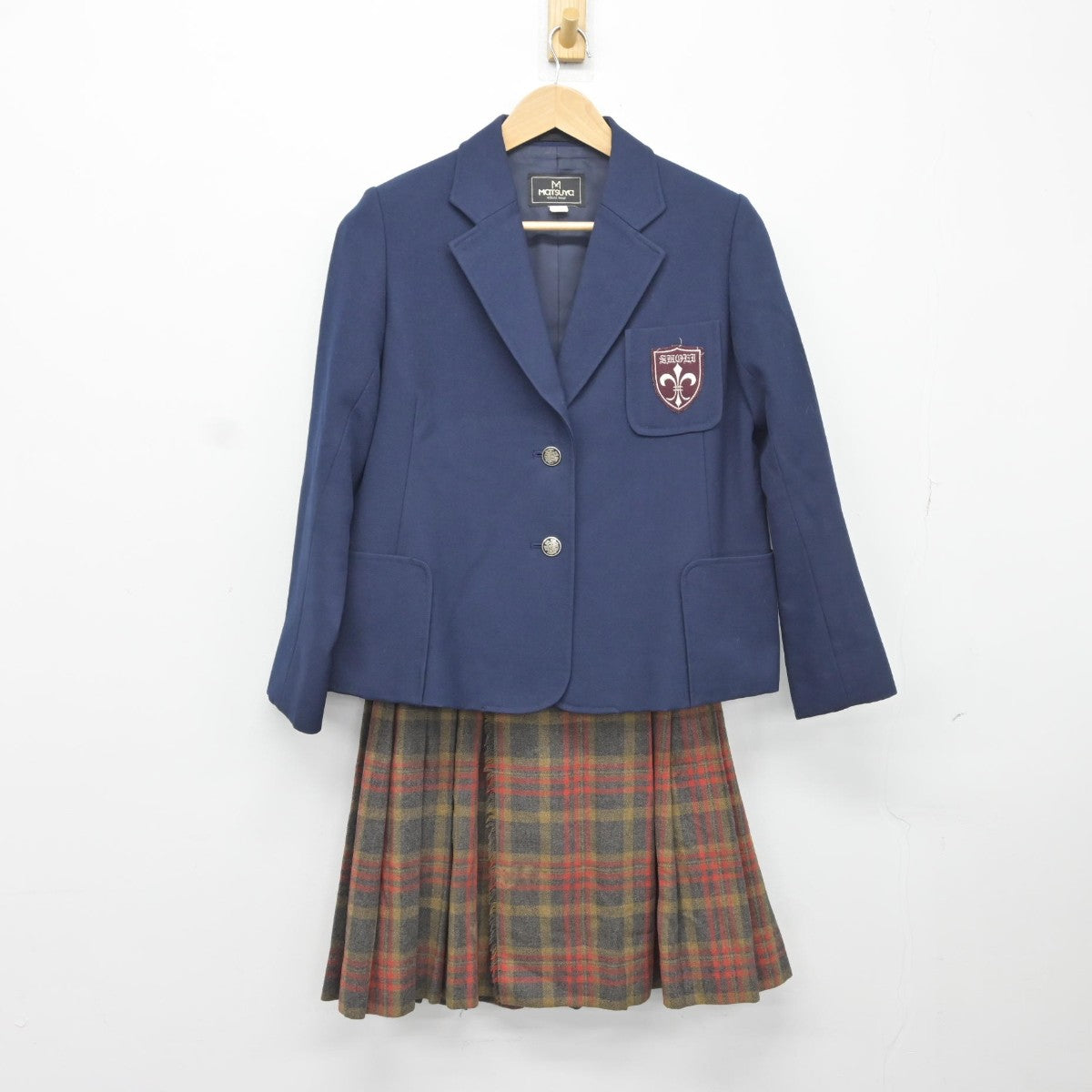 【中古】東京都 頌栄女子学院中学校 女子制服 3点（ブレザー・スカート・スカート）sf036429