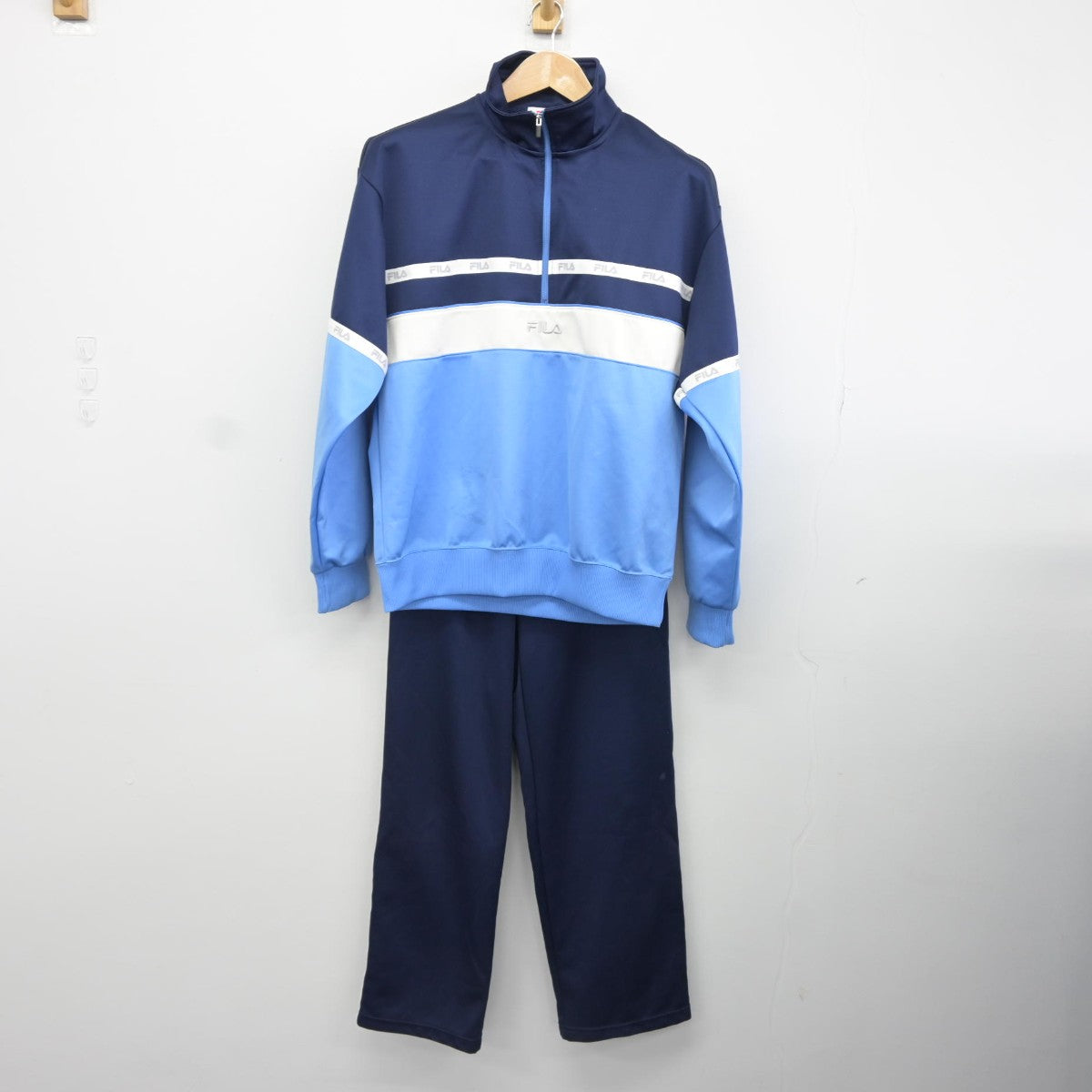 【中古】神奈川県 橘高等学校 男子制服 2点（ジャージ 上・ジャージ 下）sf036437