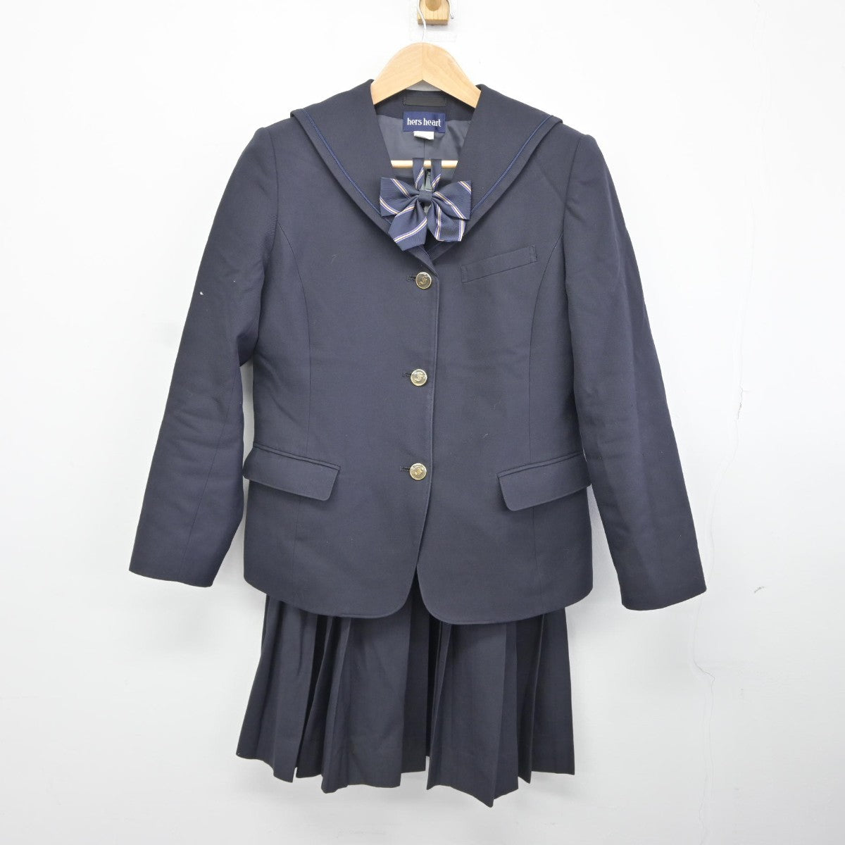 【中古】栃木県 佐野高等学校 女子制服 3点（ブレザー・スカート）sf036442