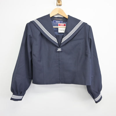 【中古】埼玉県 加須市立北川辺中学校 女子制服 1点（セーラー服）sf036460