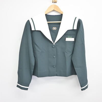 【中古】沖縄県 仲井真中学校 女子制服 2点（セーラー服・スカート）sf036463