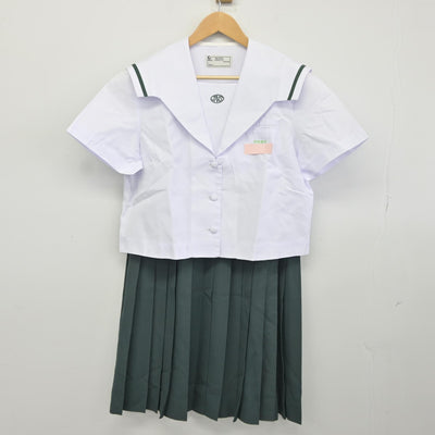 【中古】沖縄県 仲井真中学校 女子制服 2点（セーラー服）sf036464