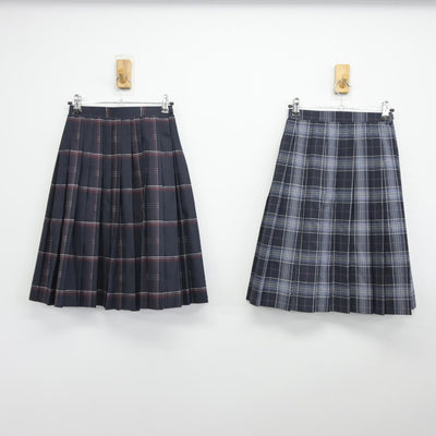 【中古】東京都 文化学園大学杉並中学校 女子制服 2点（スカート）sf036466