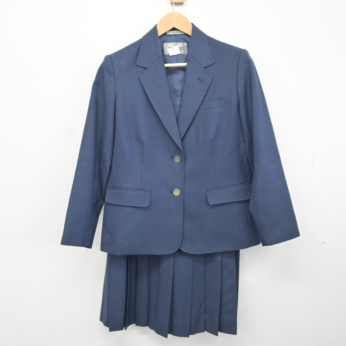 【中古】愛知県 中川商業高等高校 女子制服 2点（ブレザー・スカート）sf036470