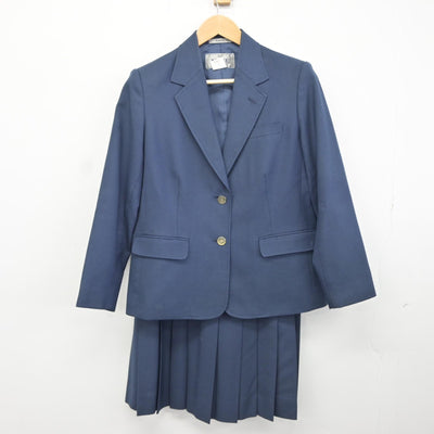 【中古】愛知県 中川商業高等高校 女子制服 2点（ブレザー・スカート）sf036470