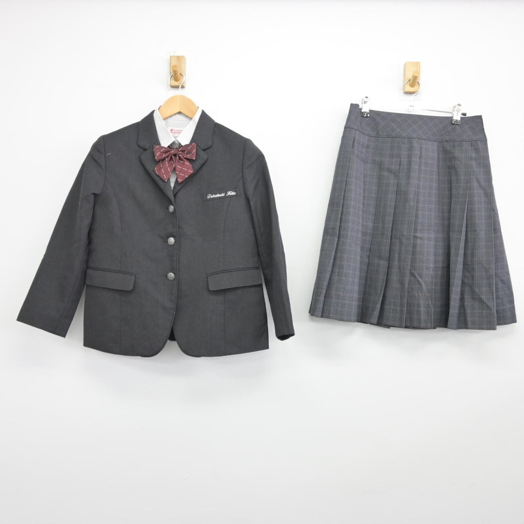 【中古】大阪府 高槻北高等学校 女子制服 4点（ブレザー・シャツ・スカート）sf036496 | 中古制服通販パレイド