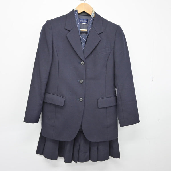 神村学園 黒のブレザー 中古制服】鹿児島県 神村学園高等学校 女子制服 7点（ブレザー