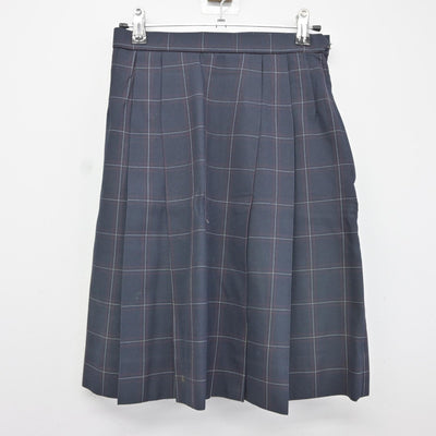 【中古】神奈川県 神奈川学園中学校・高等学校 女子制服 2点（ニット・スカート）sf036513