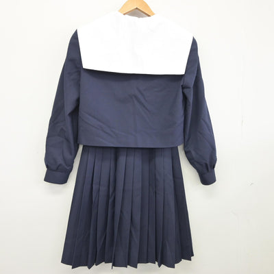 【中古】愛知県 守山東中学校 女子制服 3点（セーラー服・スカート・スカート）sf036519