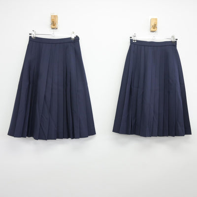 【中古】愛知県 守山東中学校 女子制服 3点（セーラー服・スカート・スカート）sf036519