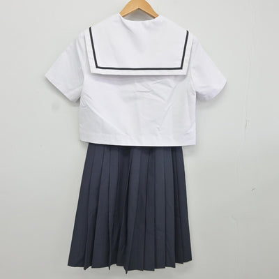 【中古】愛知県 守山東中学校 女子制服 4点（セーラー服・スカート）sf036524