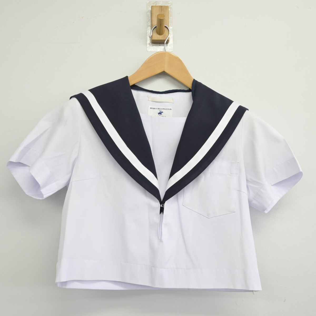 【中古】愛知県 明和高等学校 女子制服 2点（セーラー服・スカート）sf036526