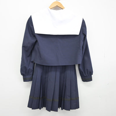 【中古】愛知県 明和高等学校 女子制服 2点（セーラー服・スカート）sf036532