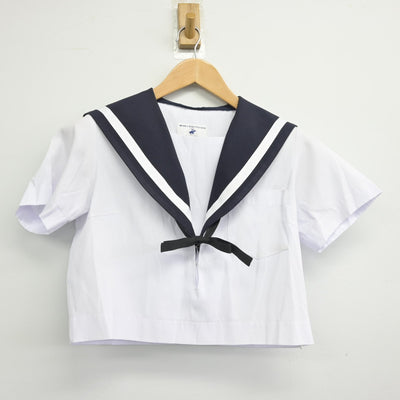 【中古】愛知県 明和高等学校 女子制服 3点（セーラー服・スカート）sf036533