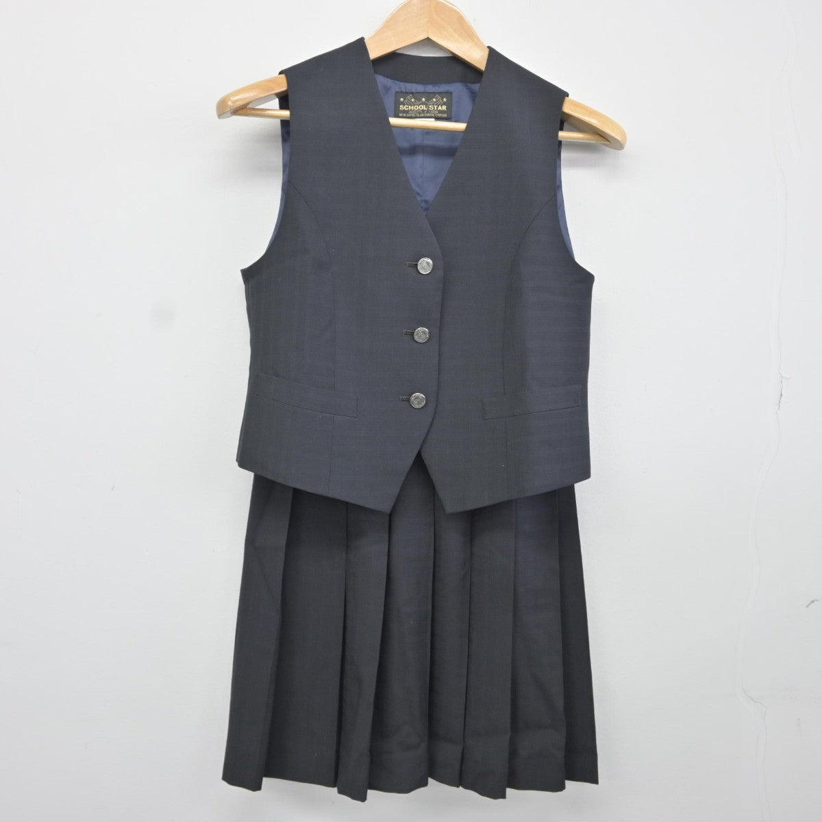 【中古】埼玉県 栄東中学・高等学校 女子制服 6点（ブレザー・ベスト・スカート）sf036534