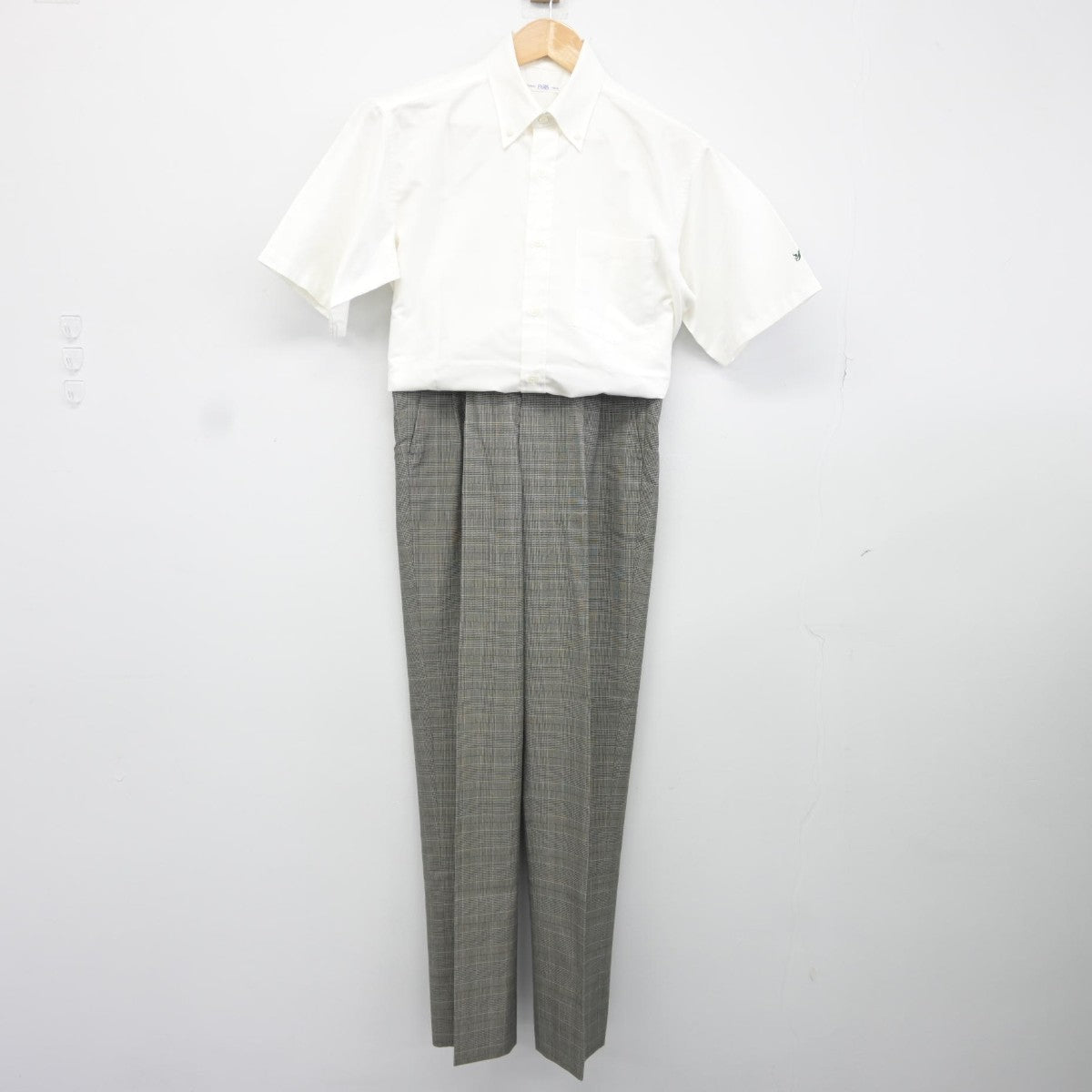 【中古】神奈川県 横浜創英高等学校 男子制服 3点（シャツ・ズボン）sf036547