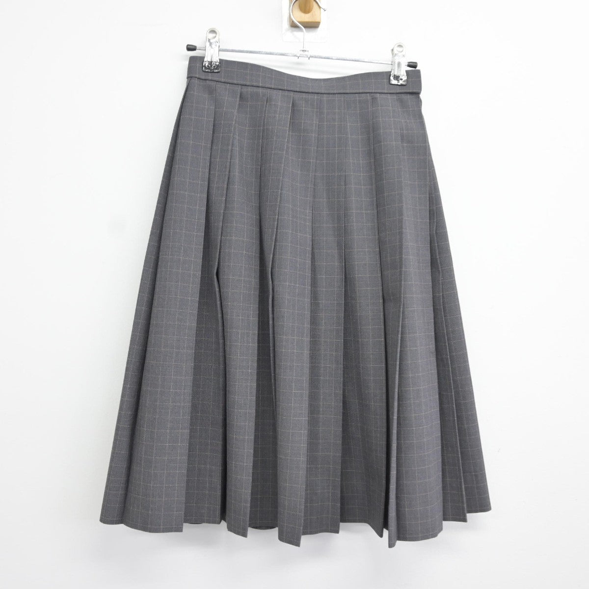 【中古】北海道 札幌平岸高等学校 女子制服 3点（ベスト・シャツ・スカート）sf036577