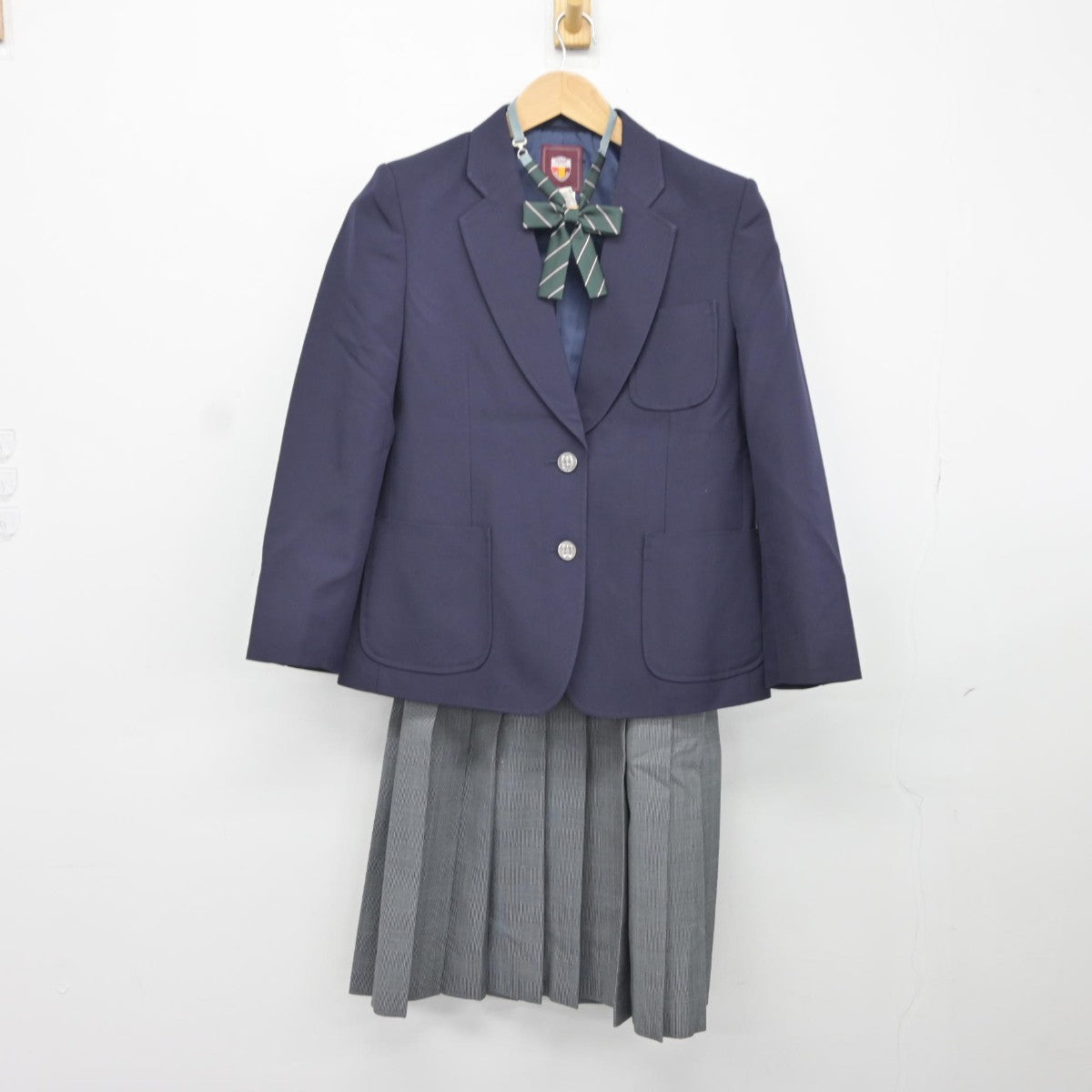 【中古】広島県 祇園東中学校 女子制服 3点（ブレザー・スカート）sf036585