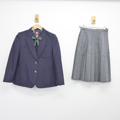 【中古】広島県 祇園東中学校 女子制服 3点（ブレザー・スカート）sf036585