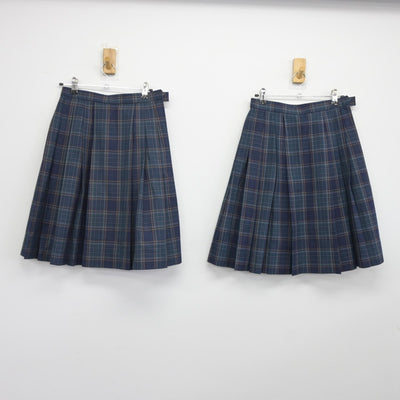 【中古】大阪府 南花台中学校 女子制服 2点（スカート）sf036588