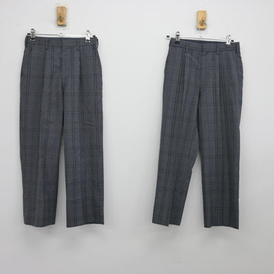 【中古】大阪府 南花台中学校 男子制服 3点（ブレザー・ズボン）sf036589