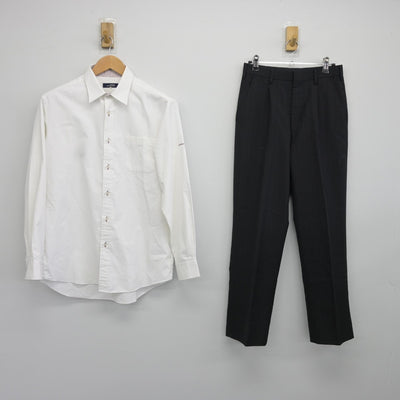 【中古】大阪府 狭山高等学校 男子制服 4点（ブレザー・シャツ・ズボン）sf036590