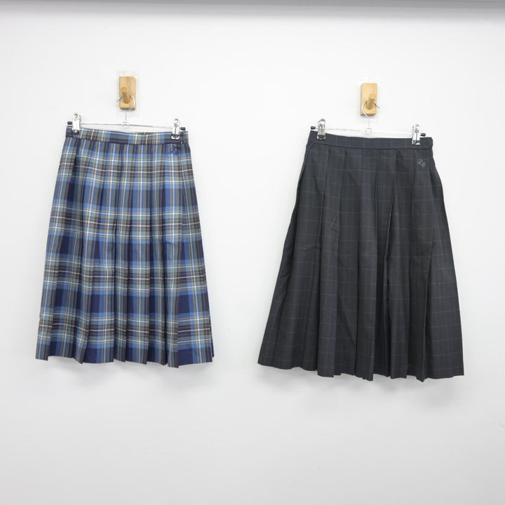 中古】佐賀県 鳥栖商業高等学校 女子制服 2点（スカート