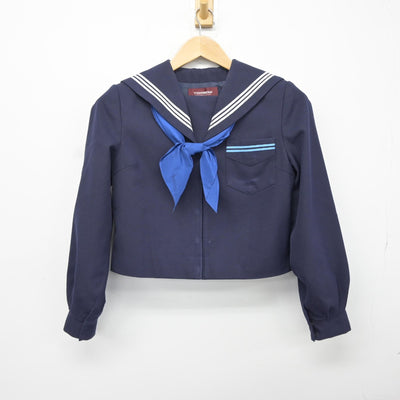 【中古】北海道 旭川市立永山南中学校 女子制服 3点（セーラー服・スカート）sf036627