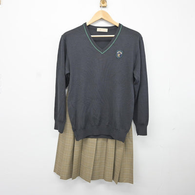 【中古】埼玉県 土呂中学校 女子制服 6点（ブレザー・ニット・スカート）sf036629