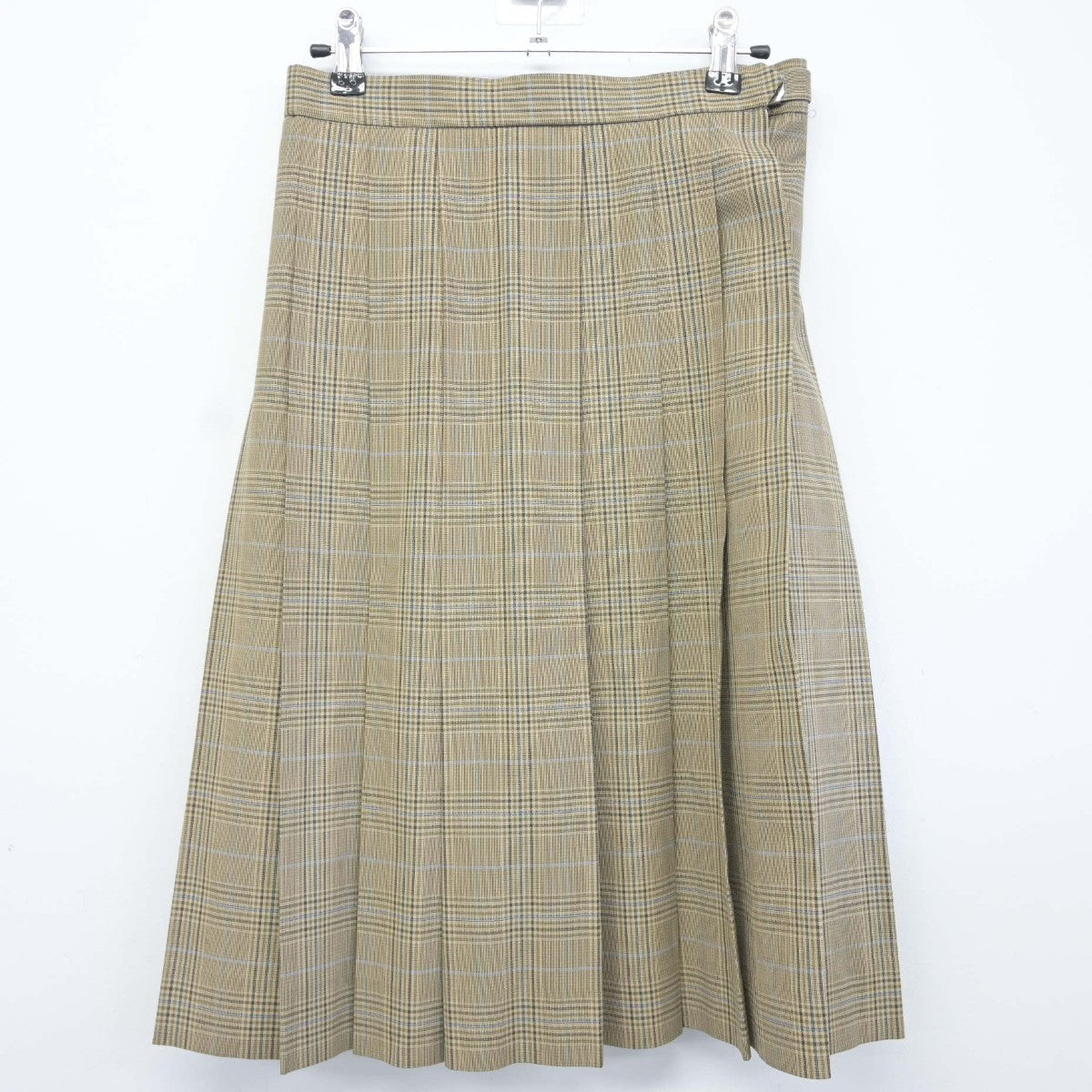 【中古】埼玉県 土呂中学校 女子制服 3点（ニットベスト・シャツ・スカート）sf036637