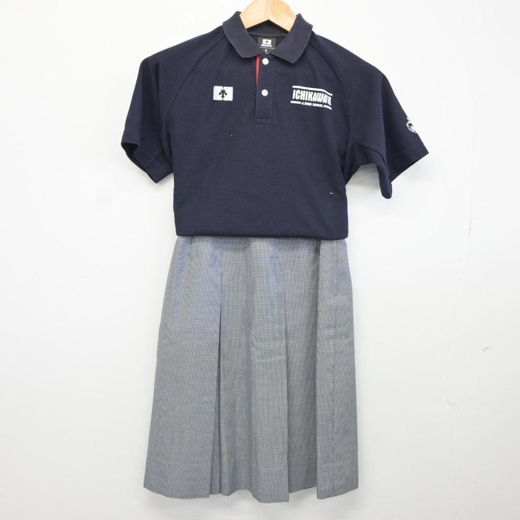 千葉県 市川市立第七中学校 女子制服 2点 sf010068 - コスプレ衣装