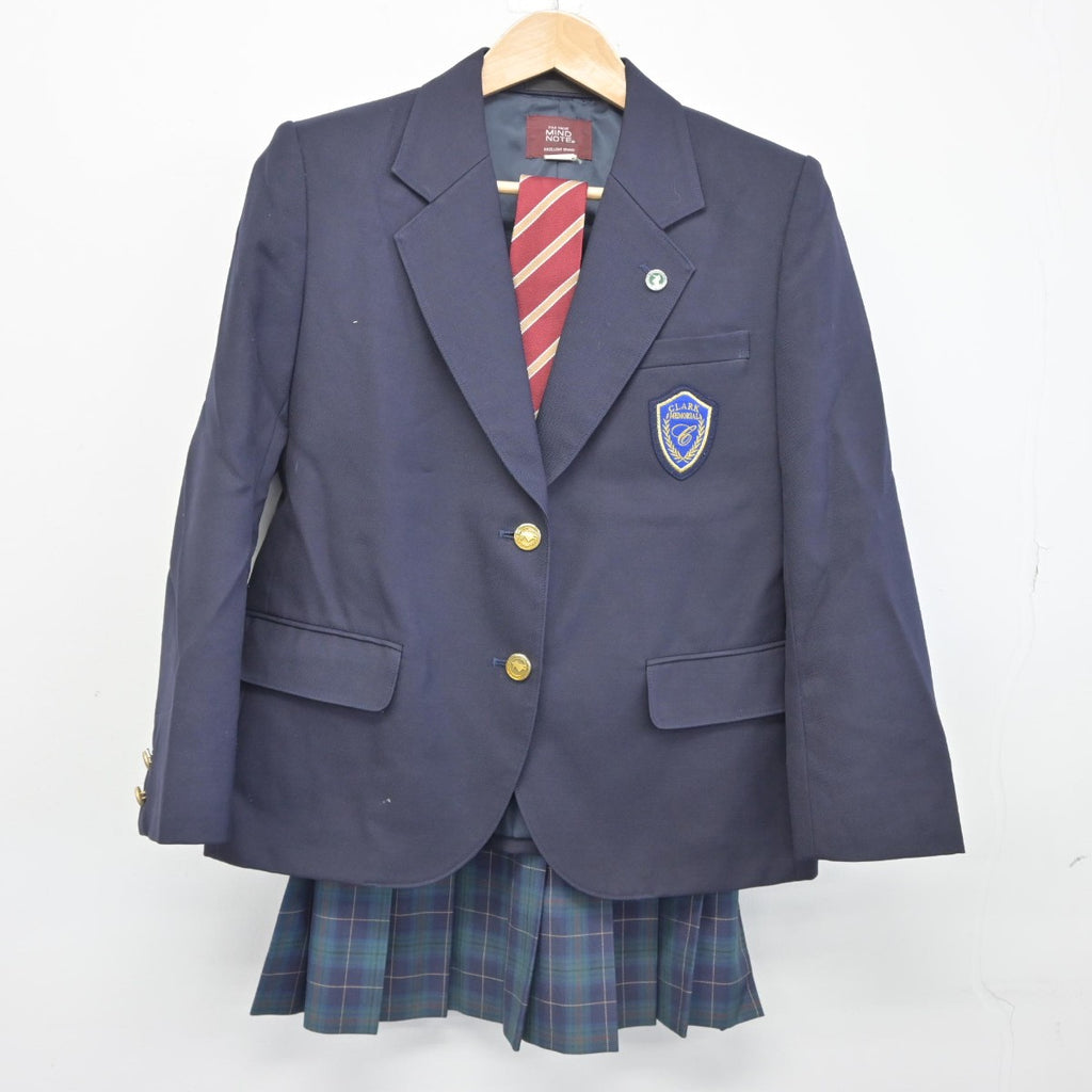 【中古】東京都 クラーク記念国際高等学校 女子制服 4点（ブレザー・スカート）sf036642 | 中古制服通販パレイド