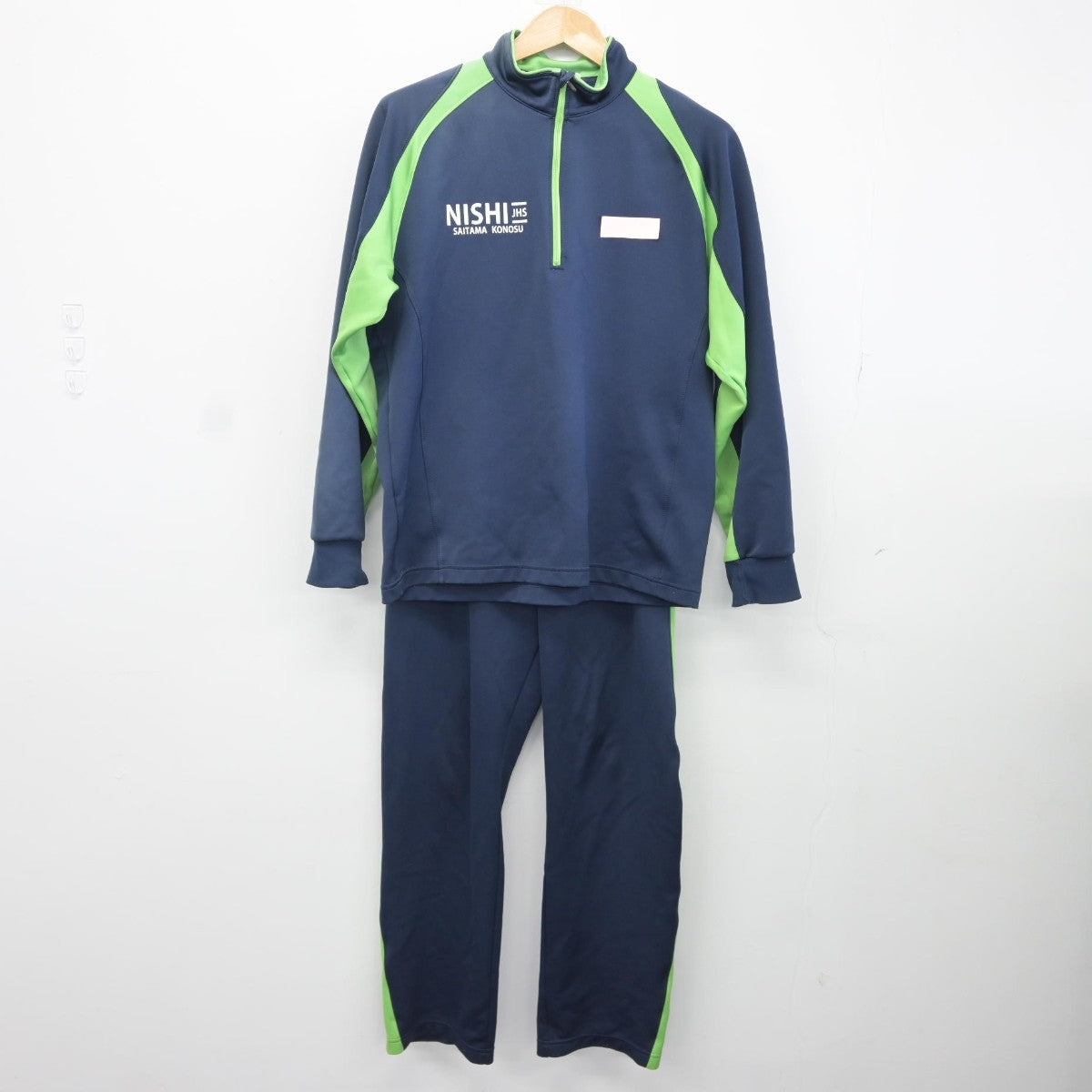 【中古】埼玉県 鴻巣西中学校 女子制服 2点（ジャージ 上・ジャージ 下）sf036658