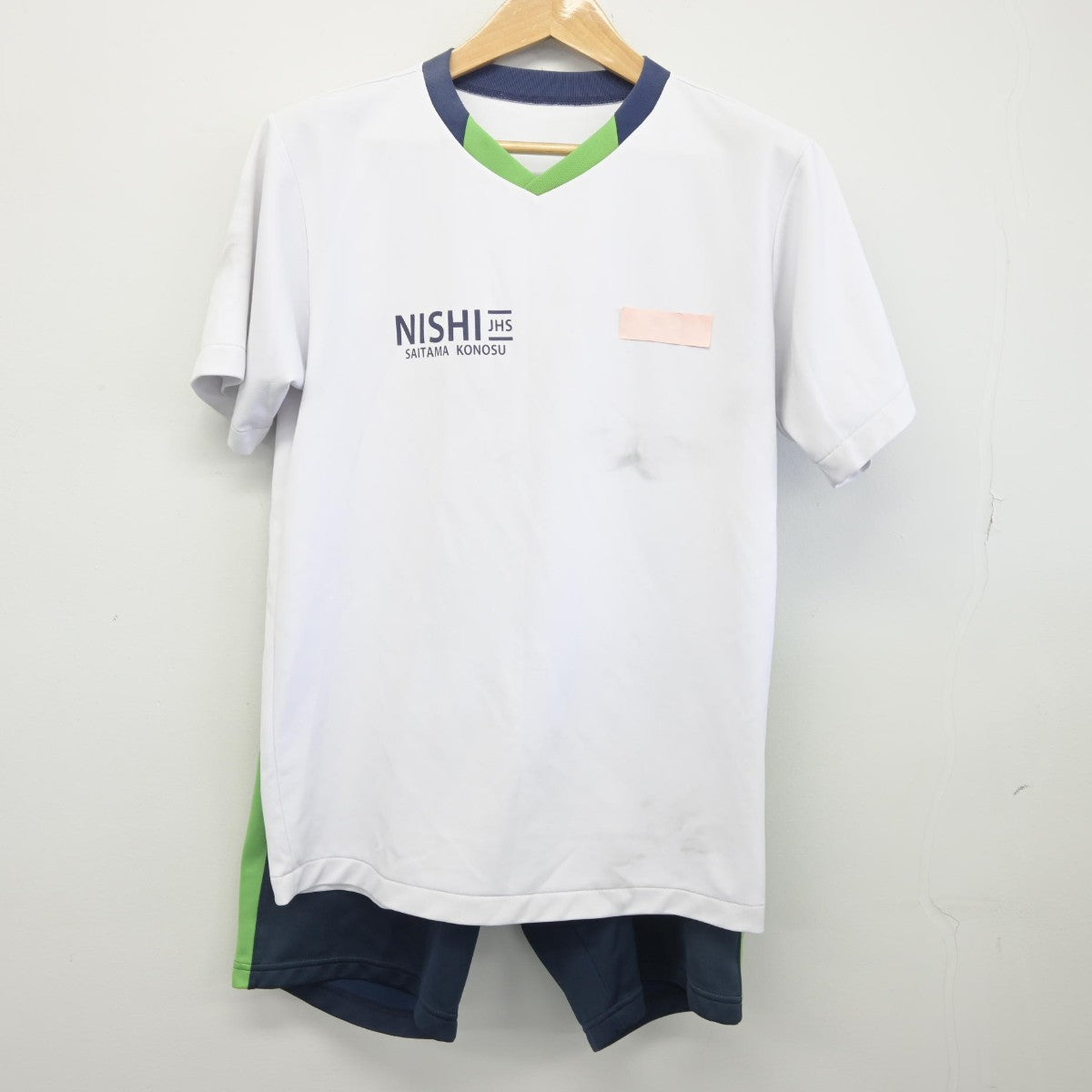 【中古】埼玉県 鴻巣西中学校 女子制服 2点（体操服 上・体操服 下）sf036661