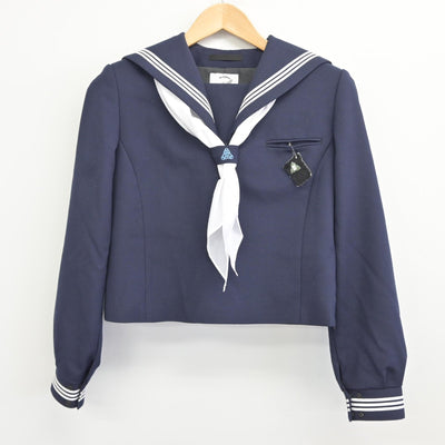 【中古】東京都 西台中学校 女子制服 4点（セーラー服・ジャンパースカート）sf036675