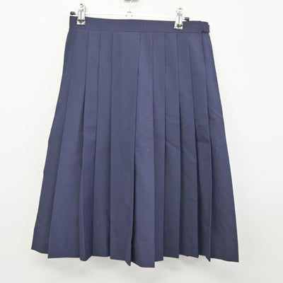 【中古】東京都 西台中学校 女子制服 3点（ニットベスト・シャツ・スカート）sf036676