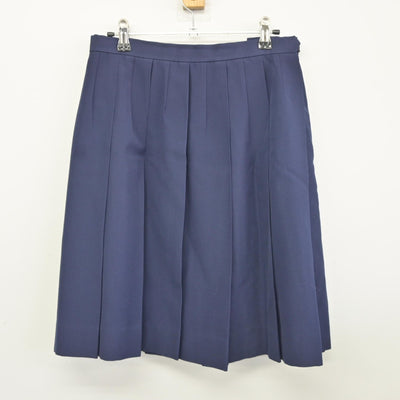 【中古】熊本県 真和高等学校 女子制服 4点（ベスト・シャツ・スカート）sf036681