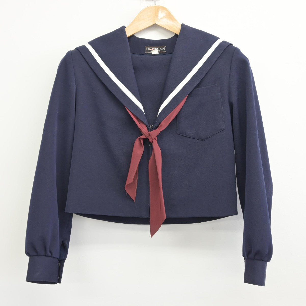 【中古】愛知県 日進東中学校 女子制服 3点（セーラー服・スカート）sf036683