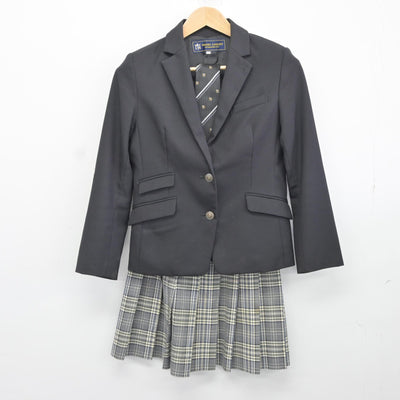 【中古】三重県 日生学園第二高等学校 女子制服 3点（ブレザー・スカート）sf036684