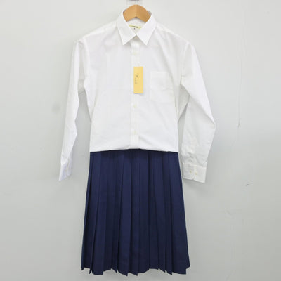 【中古】千葉県 薬園台高等学校 女子制服 3点（ブレザー・シャツ・スカート）sf036689