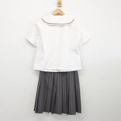 【中古】茨城県 常総学院高等学校 女子制服 2点（セーラー服・スカート）sf036703