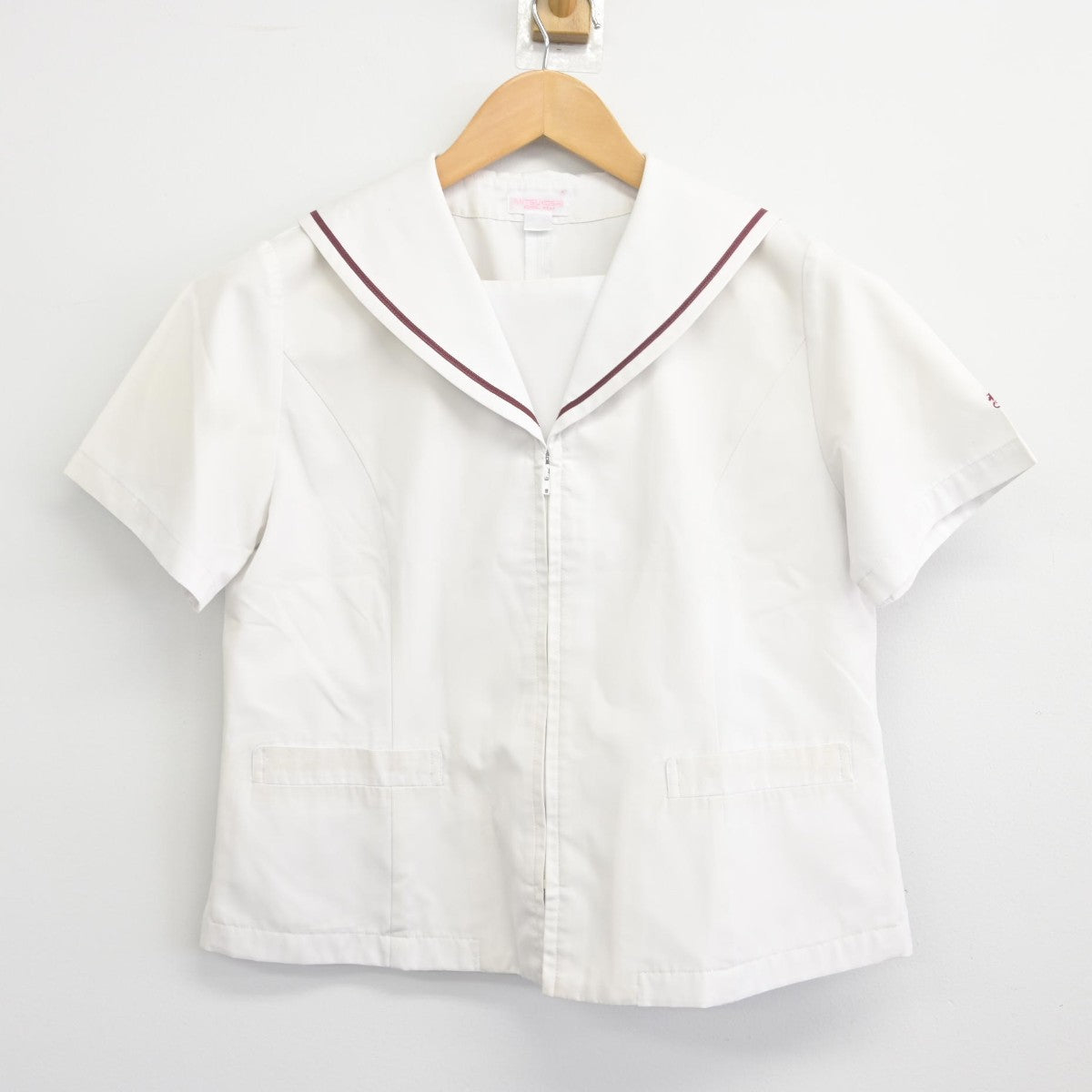 【中古】茨城県 常総学院高等学校 女子制服 2点（セーラー服・スカート）sf036703