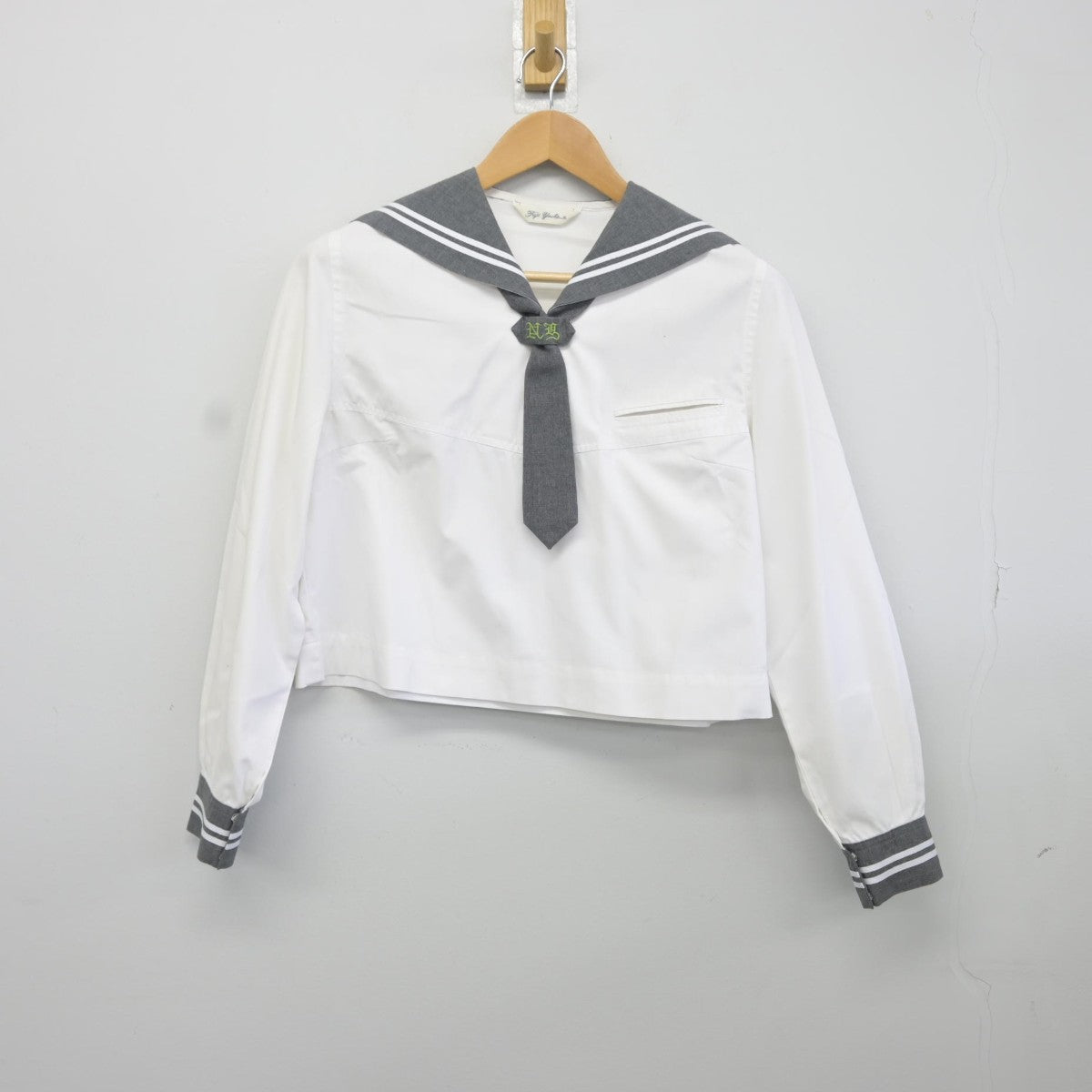 【中古】山形県 日本大学山形高等学校 女子制服 4点（セーラー服・セーラー服）sf036719