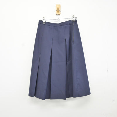 【中古】福島県 郡山市立小原田中学校 女子制服 2点（ベスト・スカート）sf036727