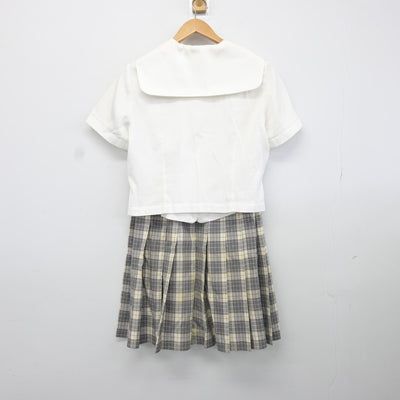 【中古】三重県 伊勢学園高等学校 女子制服 3点（セーラー服・スカート）sf036729