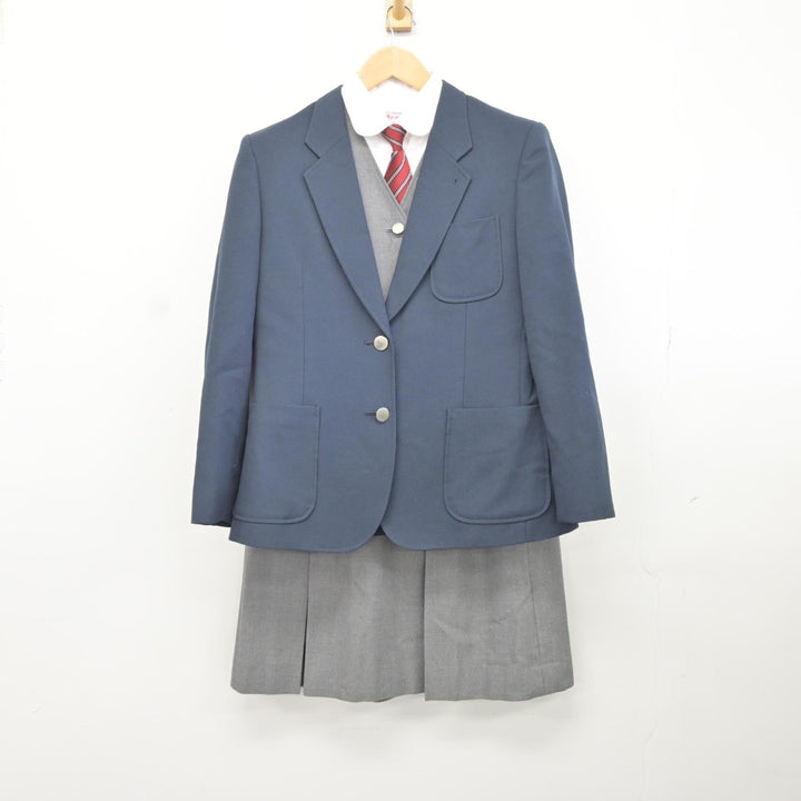 【中古】北海道 札幌豊明高等支援学校 女子制服 5点（ブレザー・ベスト・シャツ・スカート）sf036730 | 中古制服通販パレイド